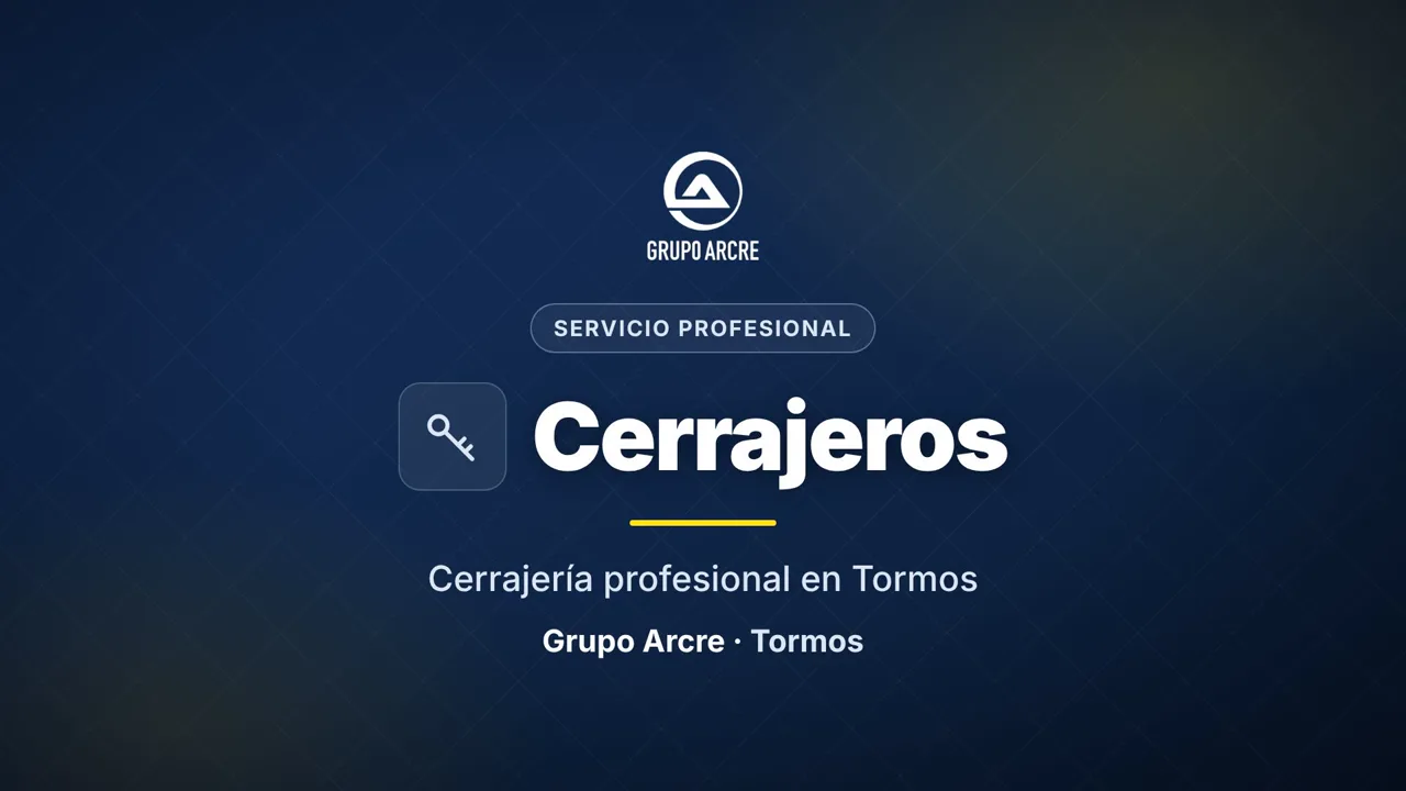 Cerrajería profesional en Tormos